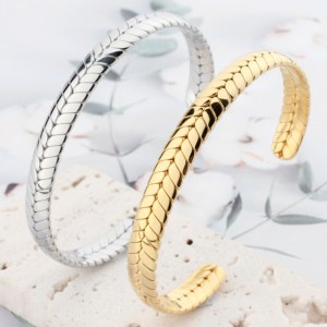 pulseira, aço, trançado