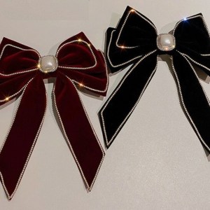 Gancho Laço Grande Veludo