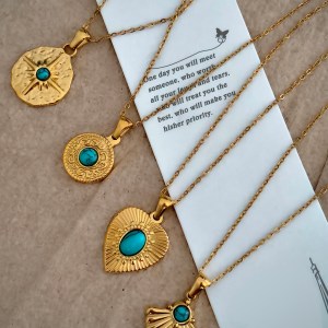 Colar Aço Dourado